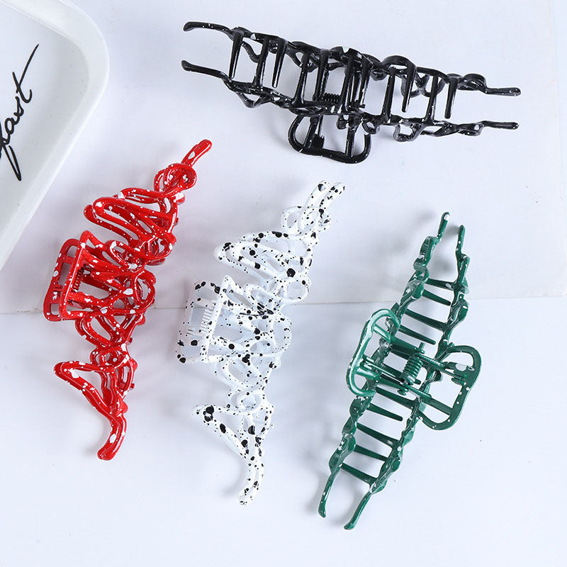 Women's Irregular Metal Hair Claw Ponytail Hair Clip