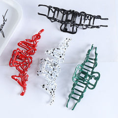 Women's Irregular Metal Hair Claw Ponytail Hair Clip