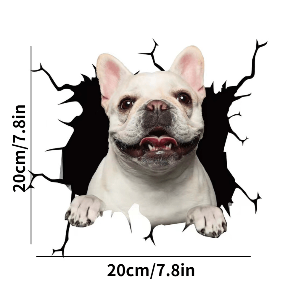 1pc Large 3D Animal Car Decal Sticker - Fun Gift Idea