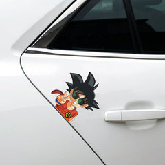 Anime Cartoon Car Stickers Self Adhesive Waterproof Reflective Decor