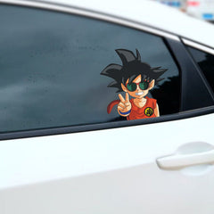 Anime Cartoon Car Stickers Self Adhesive Waterproof Reflective Decor