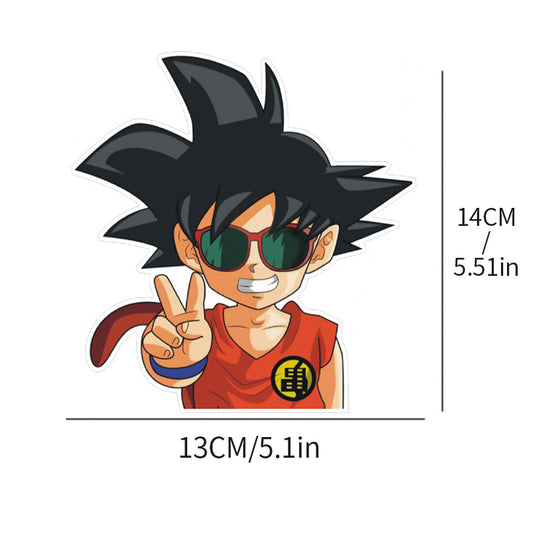 Anime Cartoon Car Stickers Self Adhesive Waterproof Reflective Decor