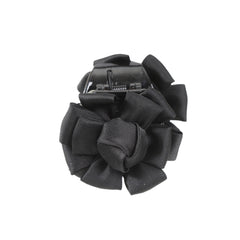 Women's Retro Fabric Flower Hair Claw Ponytail Clip