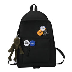 Campus Style High School Girls Backpack Travel Bag - Women and Men Schoolbag