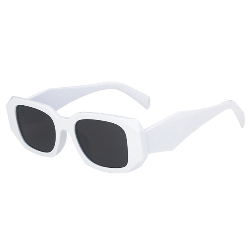Rectangle Sunglasses Men Women Hiphop Block Glasses Beach Party Club UV400