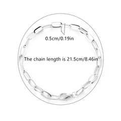 Stainless Steel Chain Bracelets Unisex Wrist Jewelry