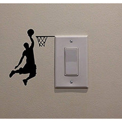 Cartoon Basketball Player Wall Sticker for Car Home RV Decor