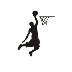 Cartoon Basketball Player Wall Sticker for Car Home RV Decor