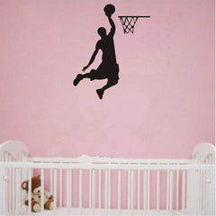 Cartoon Basketball Player Wall Sticker for Car Home RV Decor