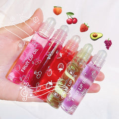Long Lasting Moisturizing Lip Balm Fruity Flavors Glossy Lip Make up