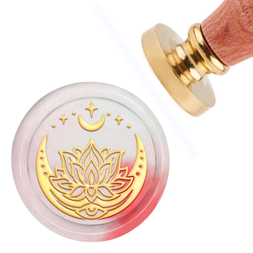 Brass Wax Seal Stamp With Handle DIY Scrapbooking Pattern Wax Not Included