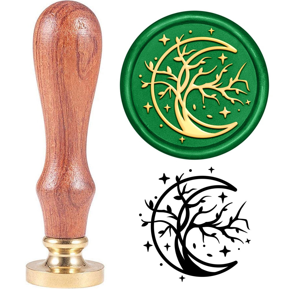 Brass Wax Seal Stamp Handle DIY Scrapbooking 3x1in Pattern  Wax Not Included