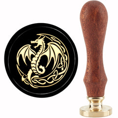 Dragon Wax Seal Stamp Moon Sealing Wax Stamp 30mm 1 18inch