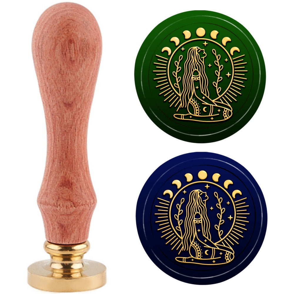 Dragon Wax Seal Stamp Moon Sealing Wax Stamp 30mm 1 18inch