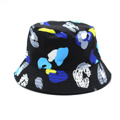 Print Bucket Hat Outdoor Casual Sunshade Sunscreen Basin Hat For Men And Women