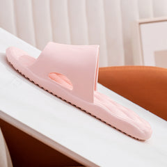 Soft Sole Flat Slides Non Slip Quick Dry Shower Shoes
