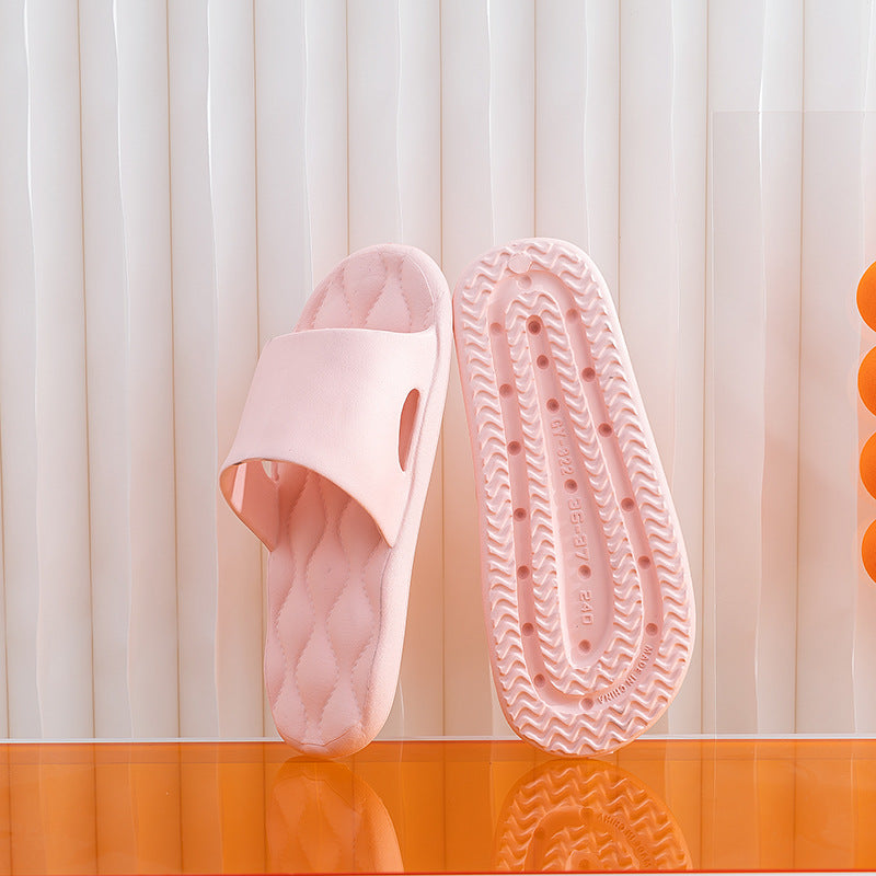 Soft Sole Flat Slides Non Slip Quick Dry Shower Shoes