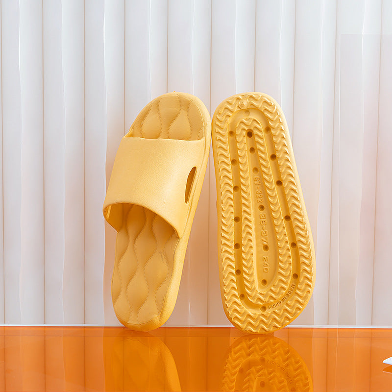Soft Sole Flat Slides Non Slip Quick Dry Shower Shoes