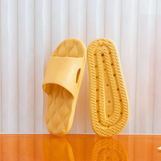 Soft Sole Flat Slides Non Slip Quick Dry Shower Shoes