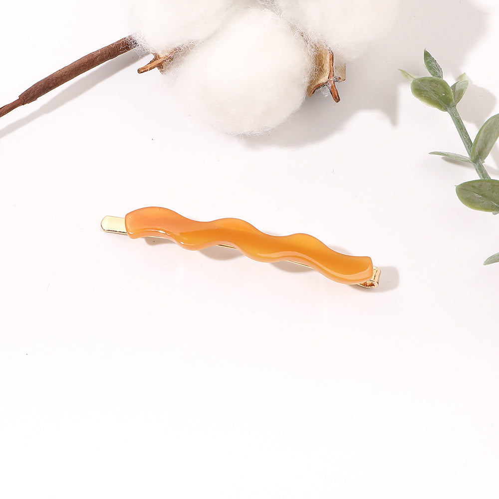 Acetate Wavy Hair Clip Duck Billed Bangs Clip