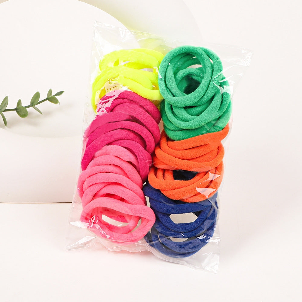 300PCS Hair Ties High Elasticity Hair Rope Accessories