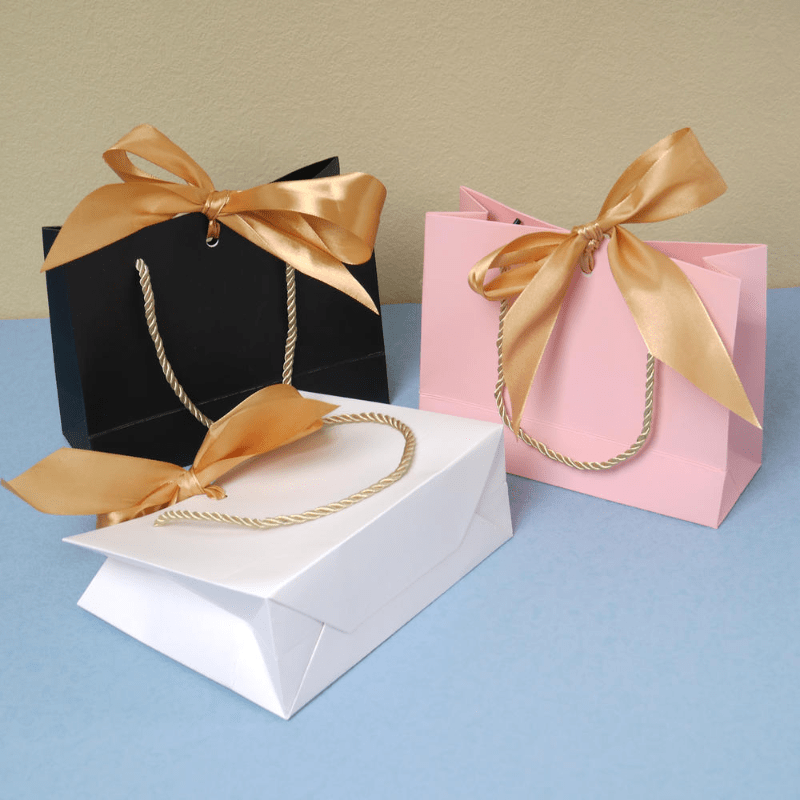Handbag Gift Bag with Ribbon Bow for Celebrations