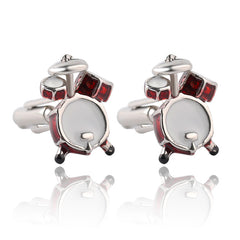 French Cufflinks Drum Band Rack Zinc Alloy Sleeve Studs