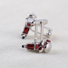 French Cufflinks Drum Band Rack Zinc Alloy Sleeve Studs