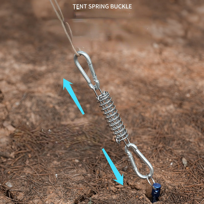 Wind Rope Buckle Spring Hook for Camping Gear