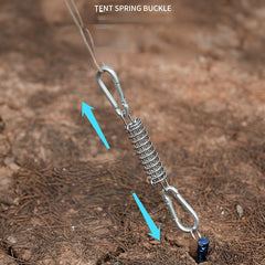 Wind Rope Buckle Spring Hook for Camping Gear