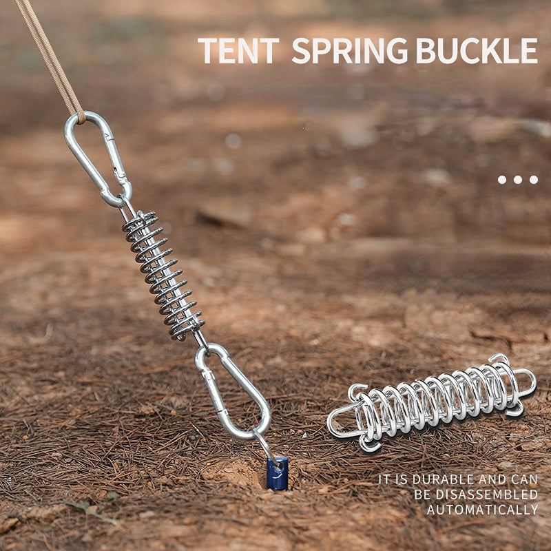 Wind Rope Buckle Spring Hook for Camping Gear