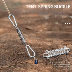 Wind Rope Buckle Spring Hook for Camping Gear