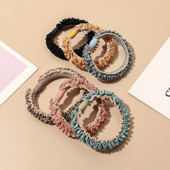 Elastic Hair Tie Lace Head Rope Wrinkle Hair Accessories for Women