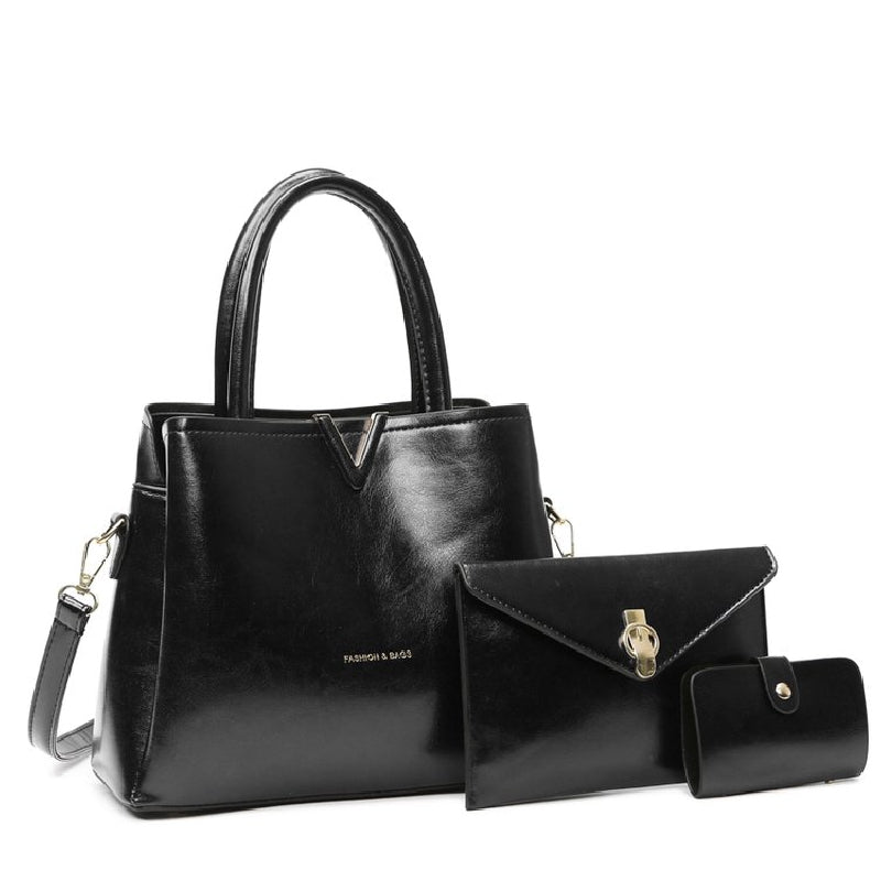 Classic PU Leather Bucket Bag Casual Crossbody & Shoulder Bag