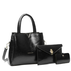 Classic PU Leather Bucket Bag Casual Crossbody & Shoulder Bag