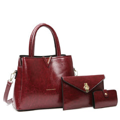 Classic PU Leather Bucket Bag Casual Crossbody & Shoulder Bag