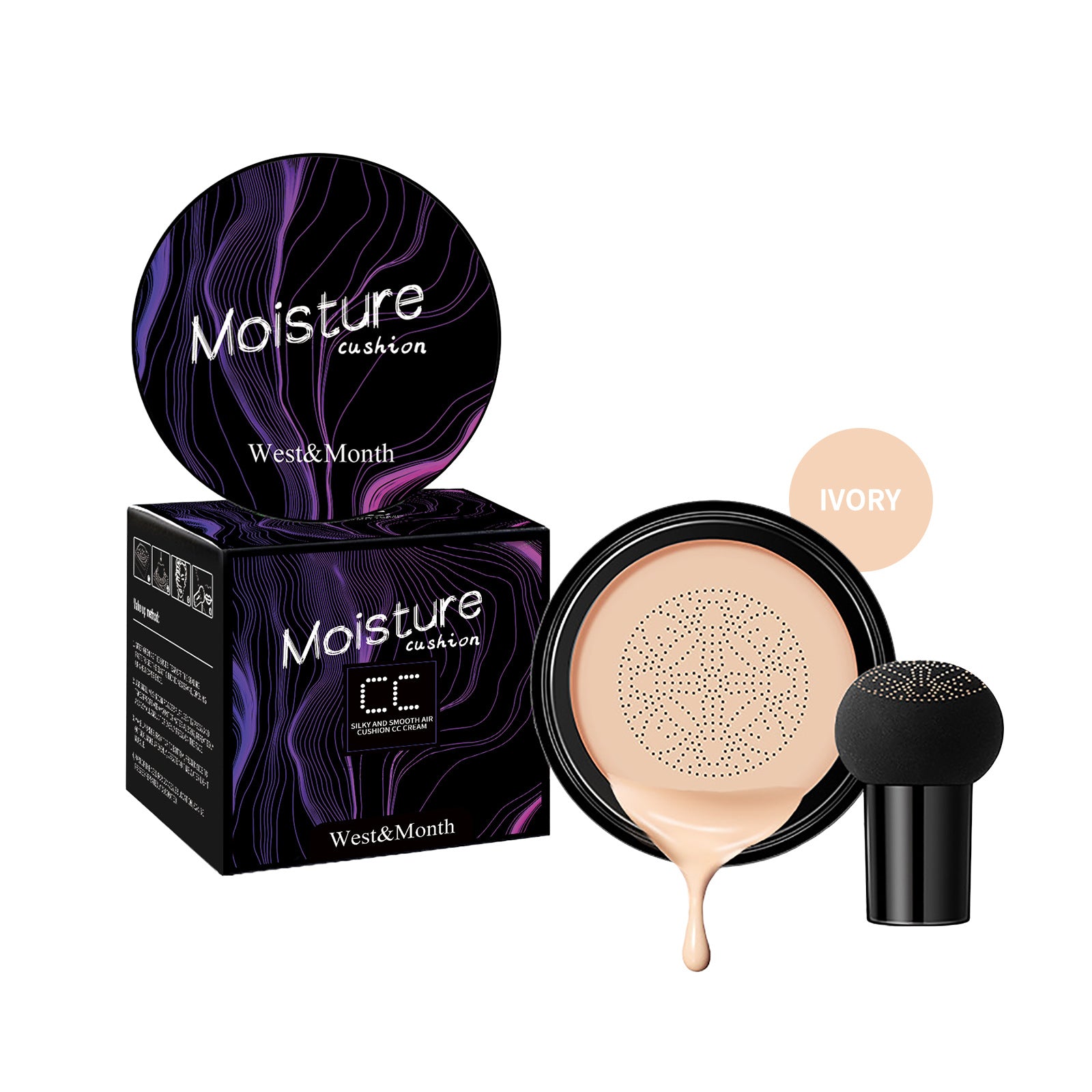 Mushroom Air Cushion Concealer Natural Finish Long Lasting Makeup