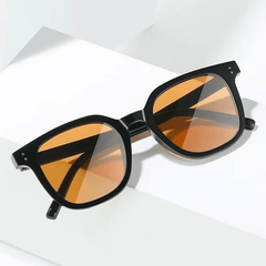 Square Sunglasses Rivet Decor Glasses UV400