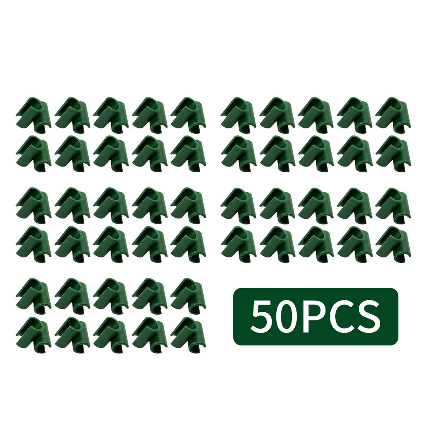 50pcs Cross Buckle Plant Support Gardening Pole Climbing Vine Frame
