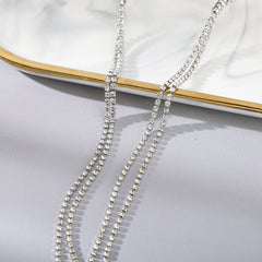 Rhinestone Tassel Bow Headband Bridal Hair Accessories