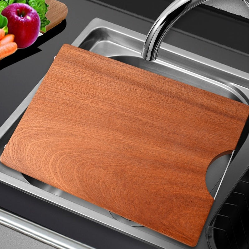 Solid Wood Cutting Board Double Sided Thickened for Kitchen Use
