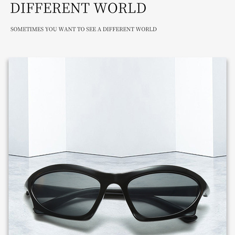 Y2K Wrap Around Sunglasses Unisex Outdoor Sports Glasses UV400