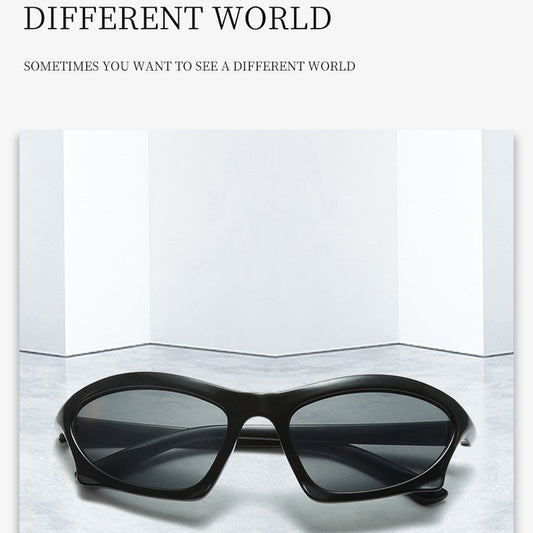Y2K Wrap Around Sunglasses Unisex Outdoor Sports Glasses UV400