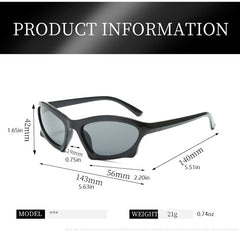 Y2K Wrap Around Sunglasses Unisex Outdoor Sports Glasses UV400