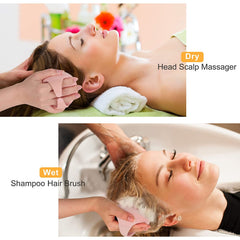 Silicone Scalp Massager Brush for Hair Washing and Exfoliation