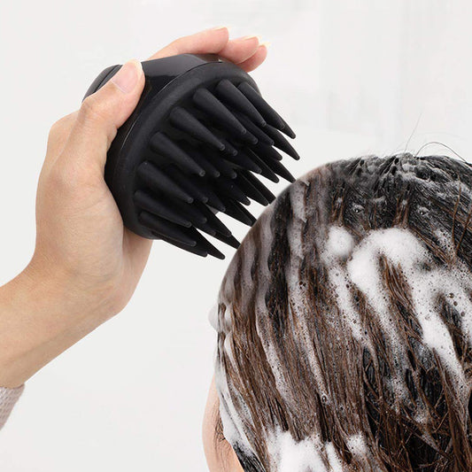 Silicone Scalp Massager Brush for Hair Washing and Exfoliation
