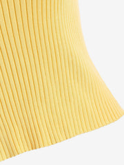 Ribbed Criss Cross Tank Top Sleeveless Slip Women's Lingerie