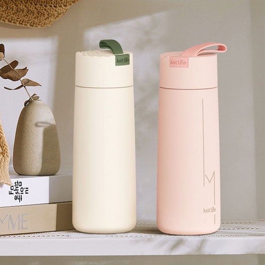 Metal Vacuum Cup Stainless Steel Insulated Water Bottle Portable Large Capacity