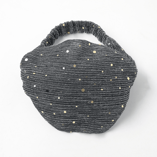 Sequin Decor Wide Brim Headband Elastic Head Hoop Stretchy Hair Band Women