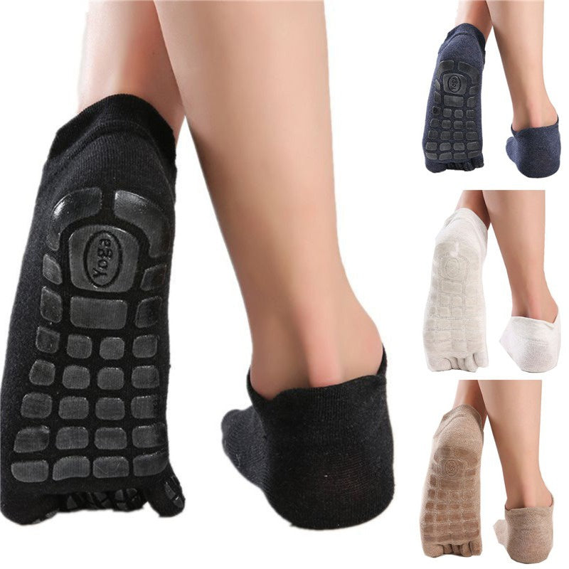 Unisex Cotton Yoga Socks Non-Slip Indoor Floor Socks